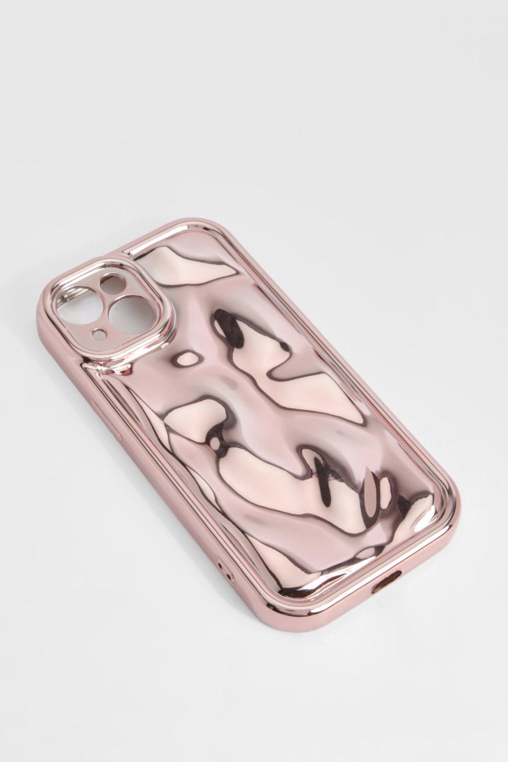 Pink Metallic Wavy Phone Case