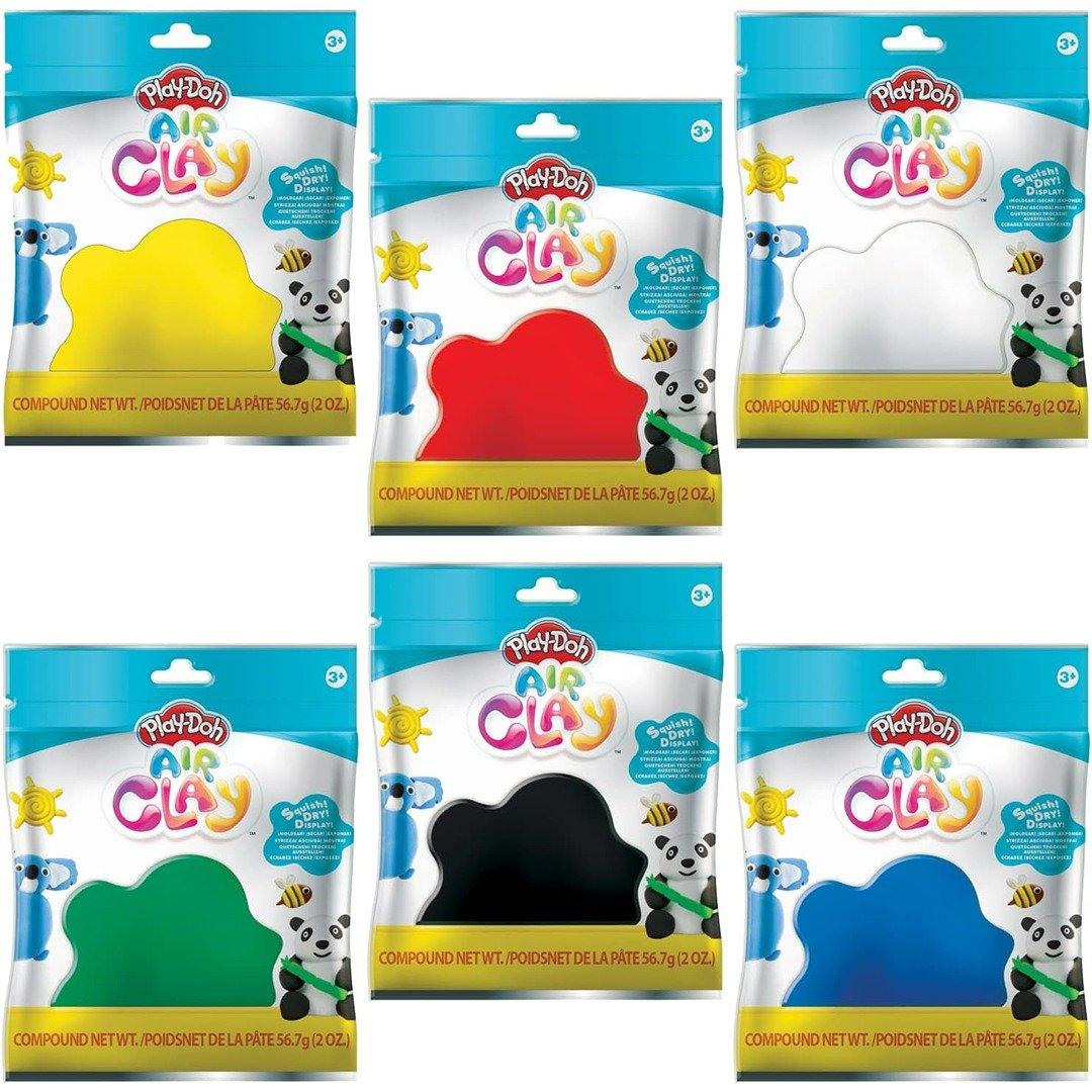 Play Doh Air Clay Colour Pack (One Supplied)