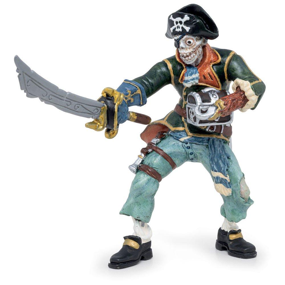 Pirates and Cosairs Zombie Pirate Toy Figure, Three Years and Above, Multi-colour (39484)