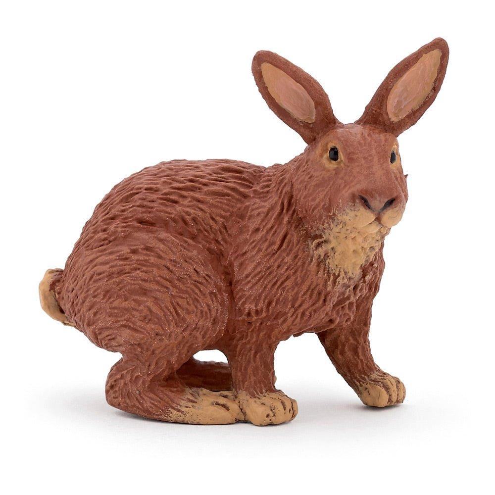 Farmyard Friends Brown Rabbit Toy Figure, Three Years or Above, Brown (51049)