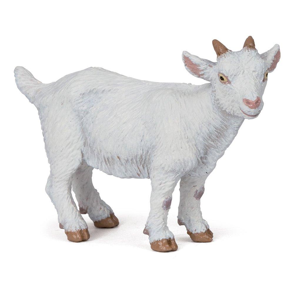 Farmyard Friends White Kid Goat Toy Figure, 3 Years or Above, White (51146)
