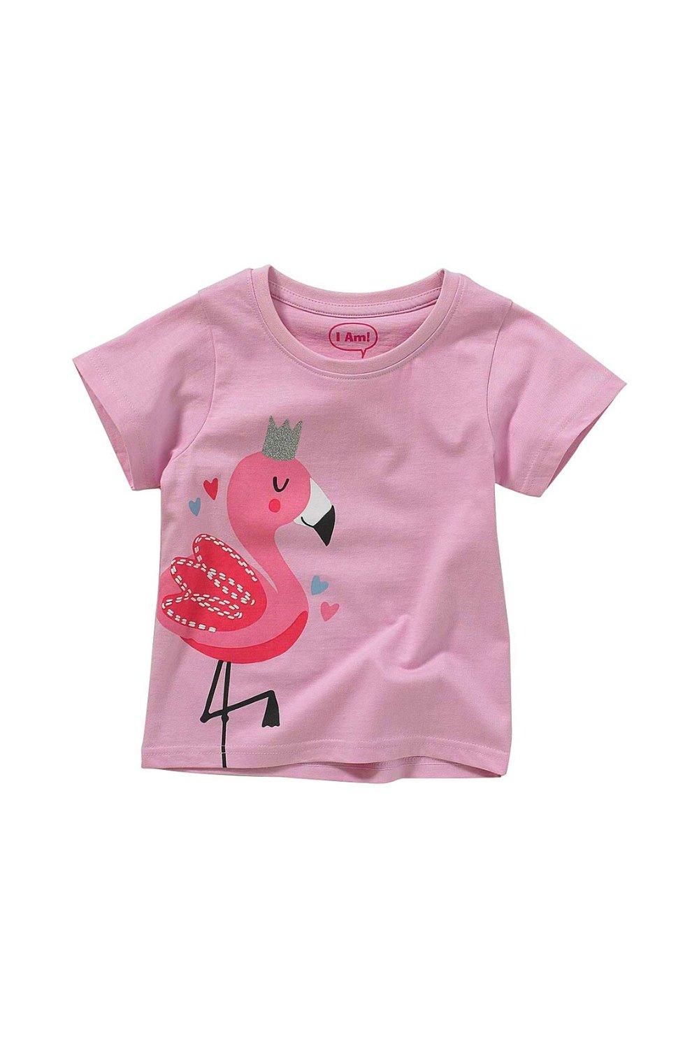 Flamingo Embossed T-shirt