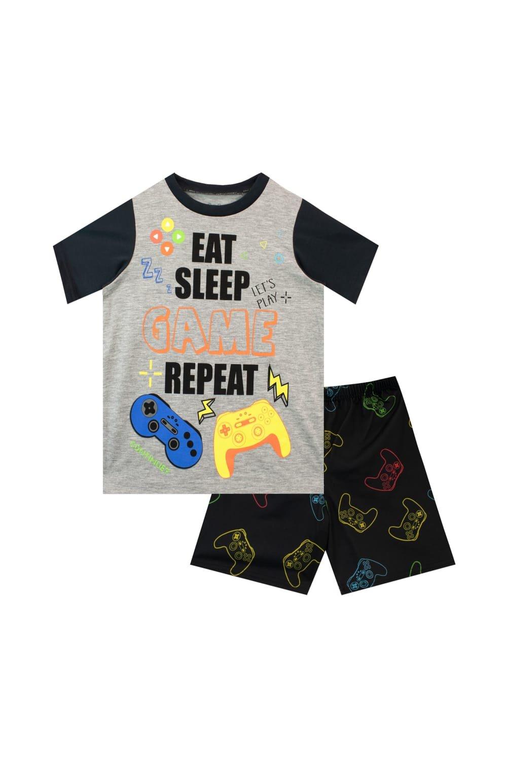 Eat Sleep Game Short Pyjamas
