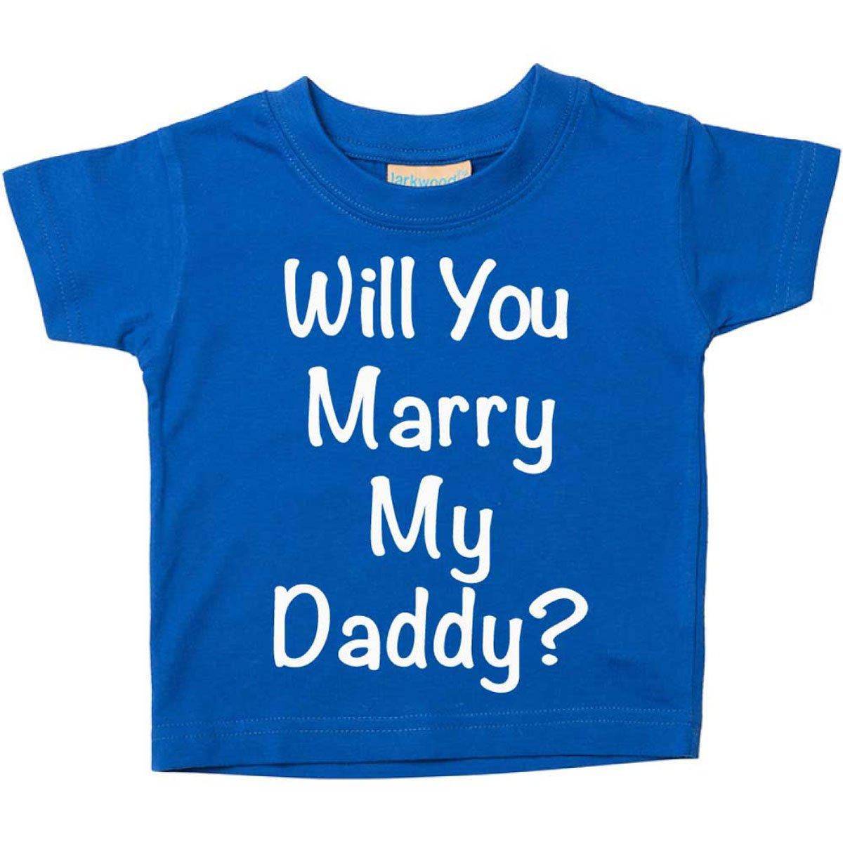 Will You Marry My Daddy? Blue Tshirt