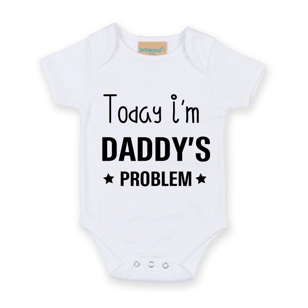 Today I’m Daddy’s Problem Short Sleeve Baby Grow