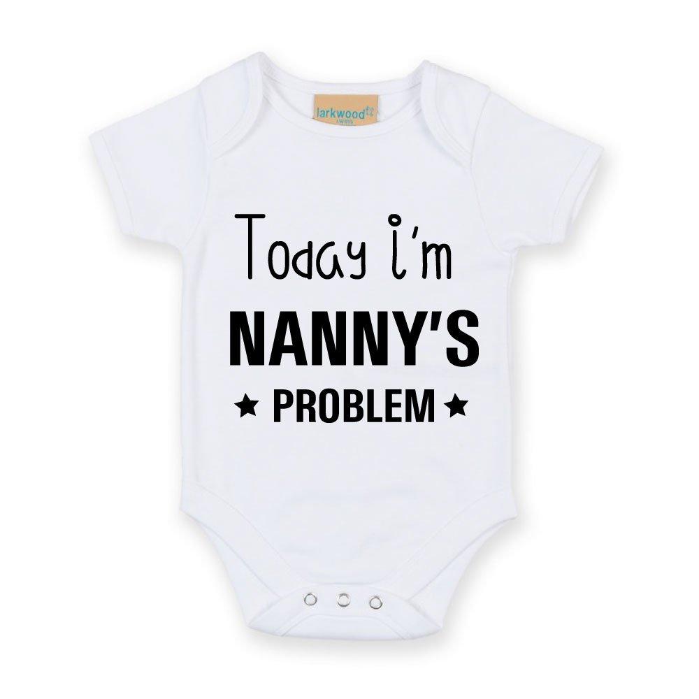 Today I’m Nanny’s Problem Short Sleeve Baby Grow
