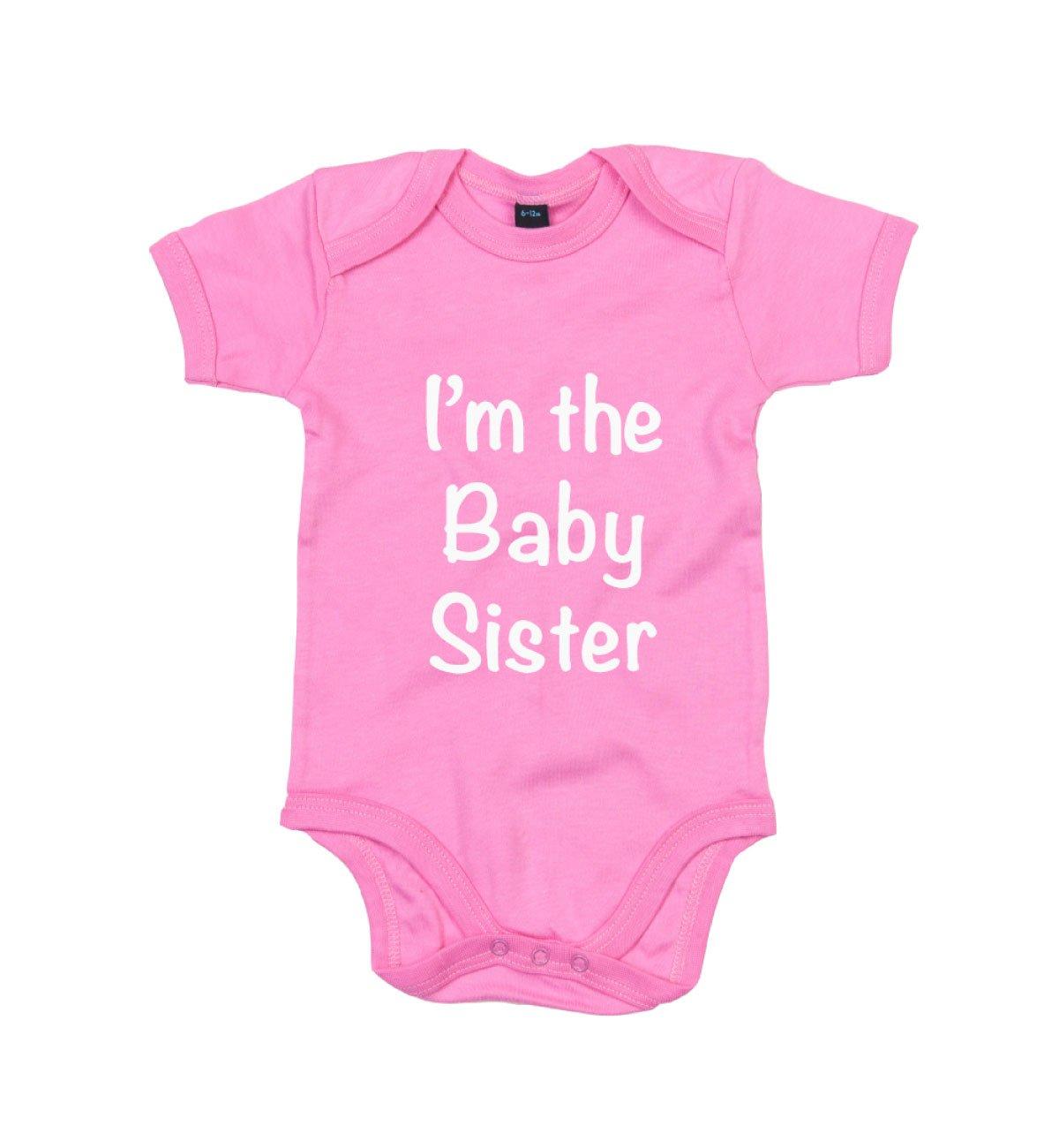 I’m The Baby Sister Short Sleeve Baby Grow