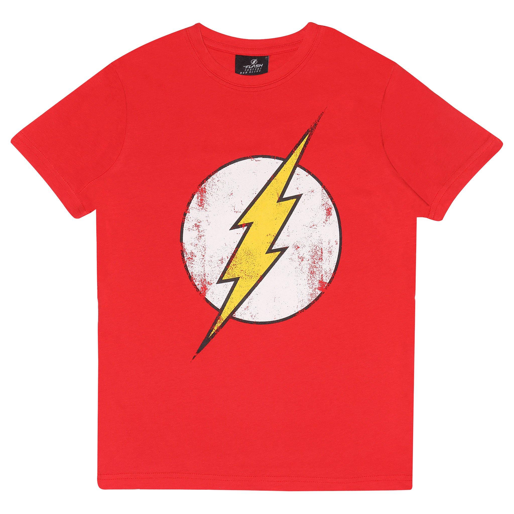 The Flash Distressed Logo Boys T-Shirt
