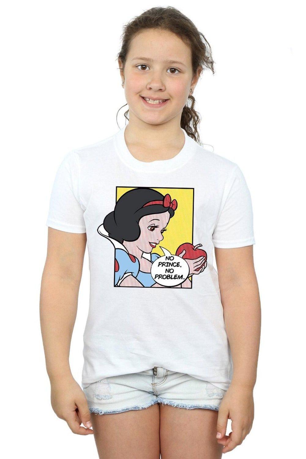 Snow White Pop Art Cotton T-Shirt
