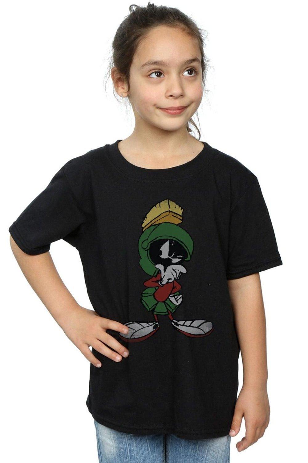 Marvin The Martian Pose Cotton T-Shirt