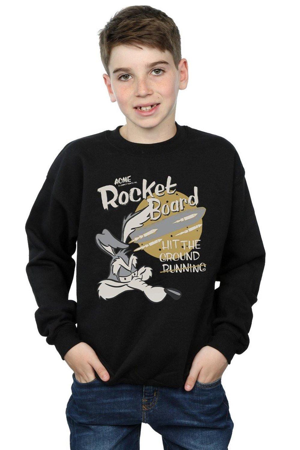 Wile E Coyote Rocket Board Sweatshirt
