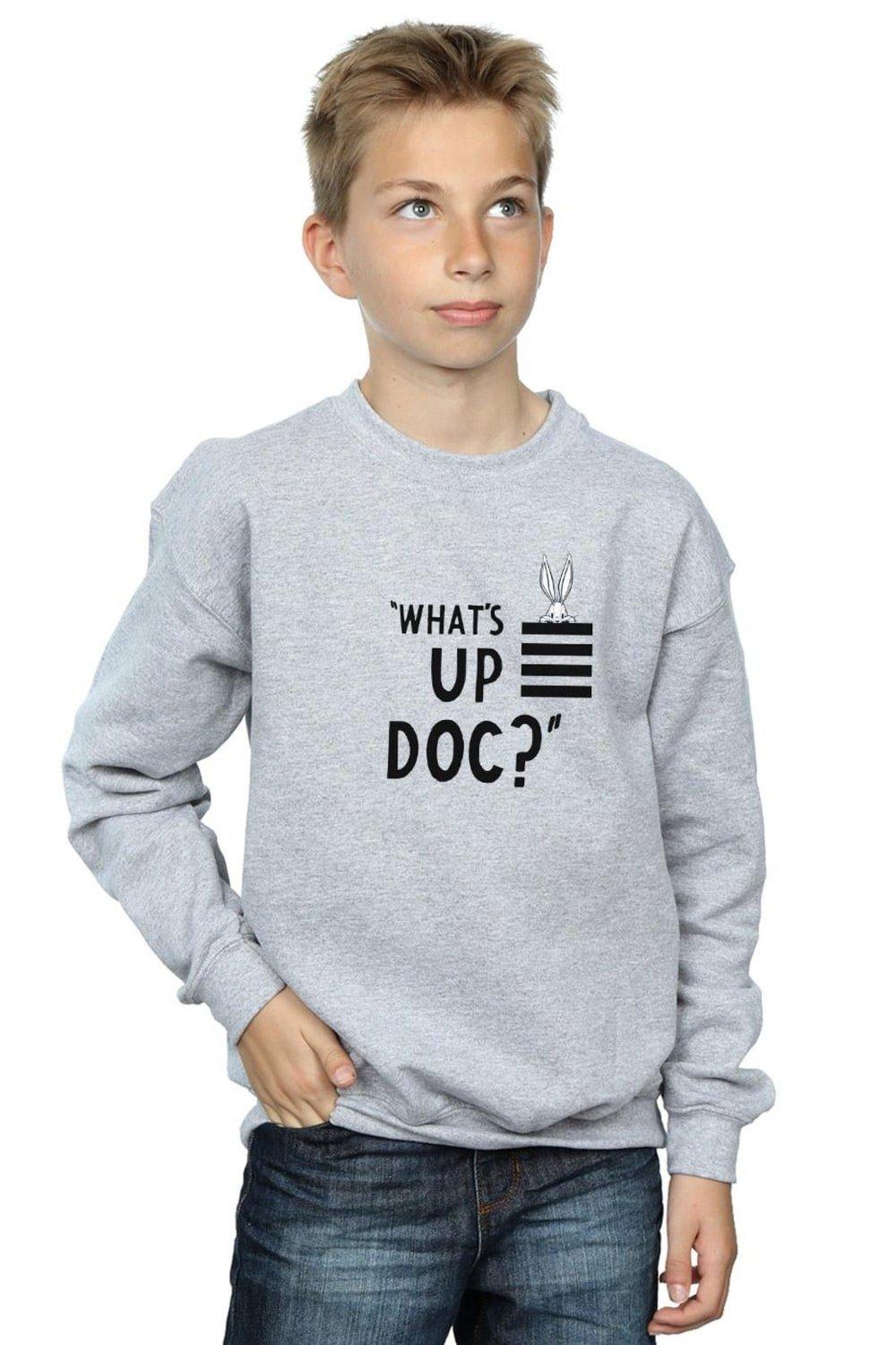 Bugs Bunny What’s Up Doc Stripes Sweatshirt