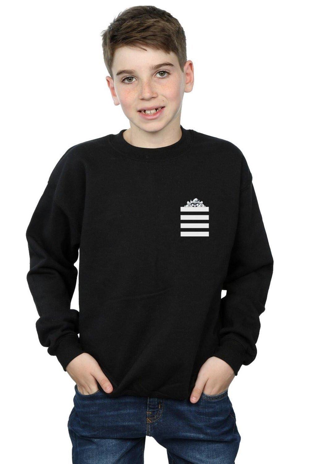 Taz Stripes Faux Pocket Sweatshirt