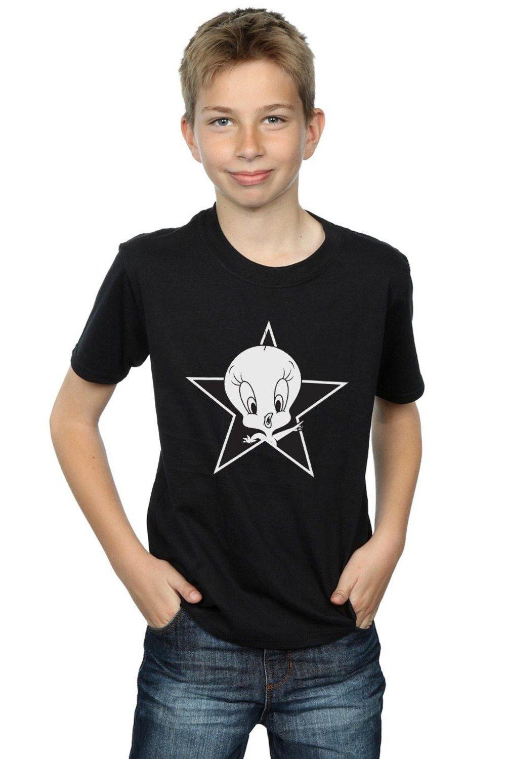 Tweety Pie Mono Star T-Shirt
