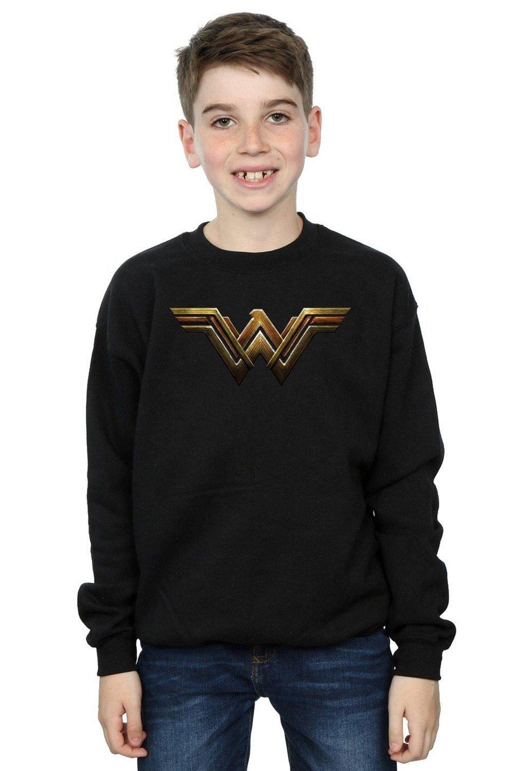 Justice League Movie Wonder Woman Emblem Sweatshirt