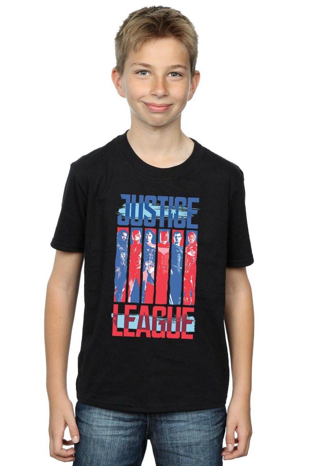 Justice League Movie Team Flag T-Shirt