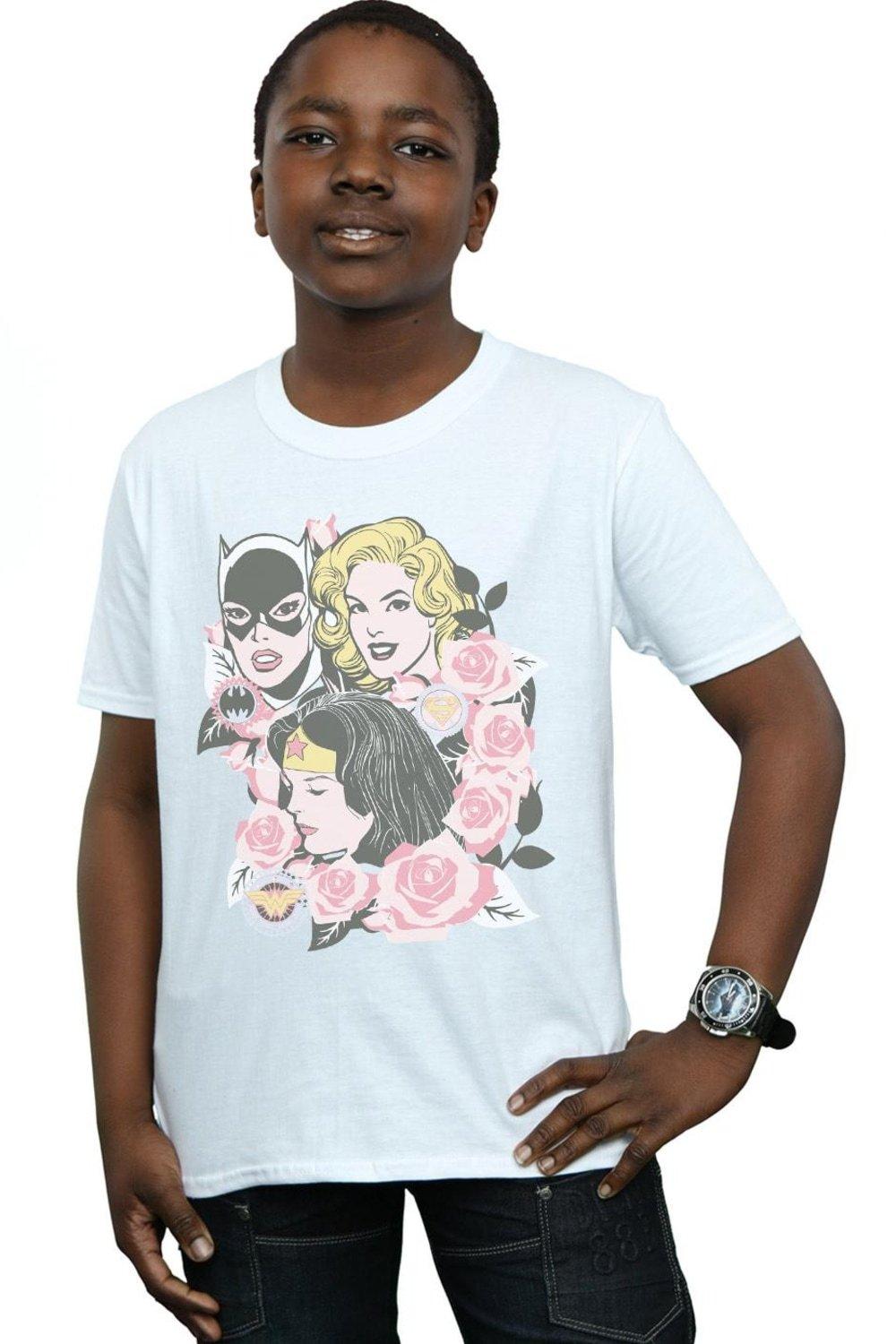 Super Powers Floral Frame T-Shirt