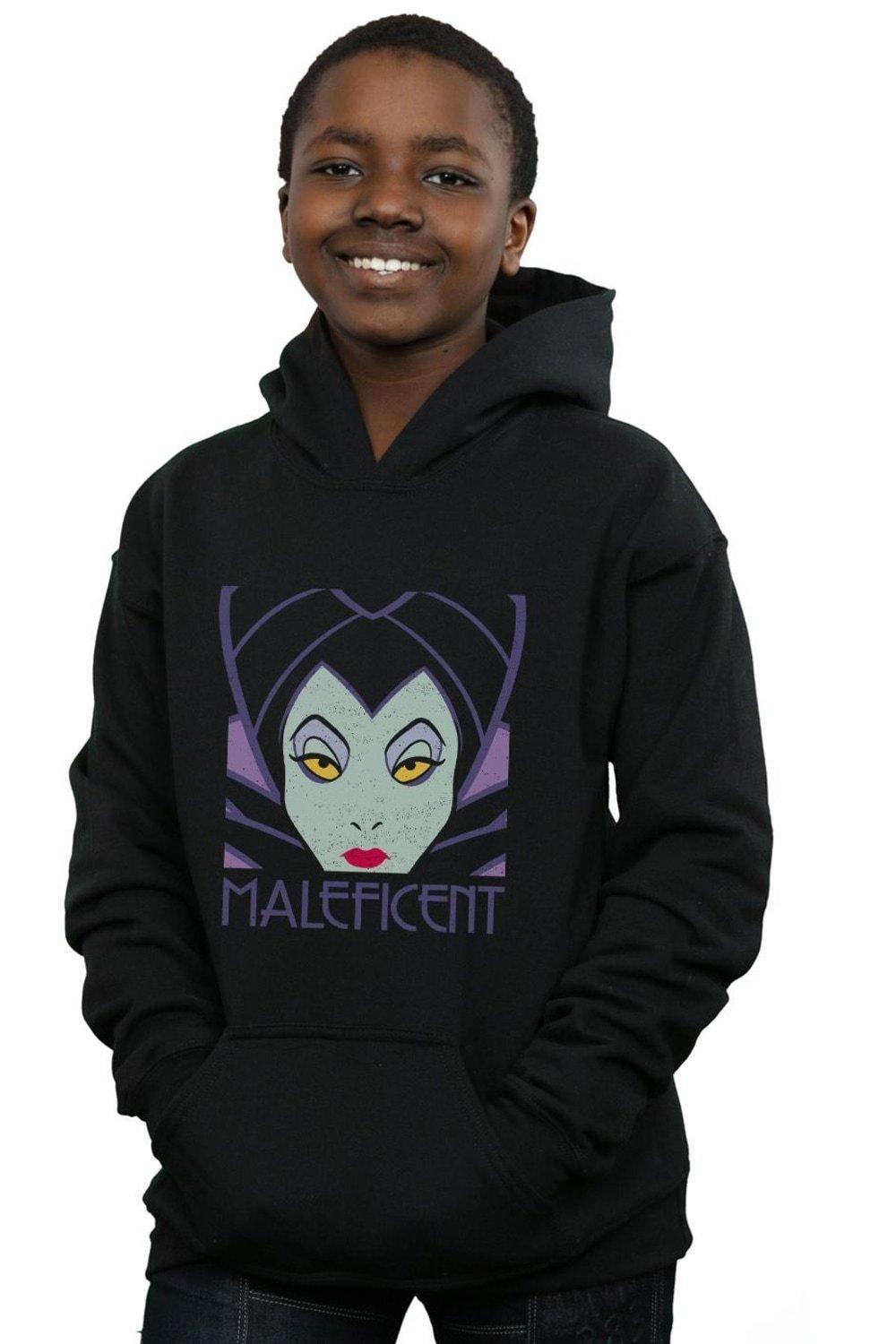 Maleficent Cropped Head Hoodie