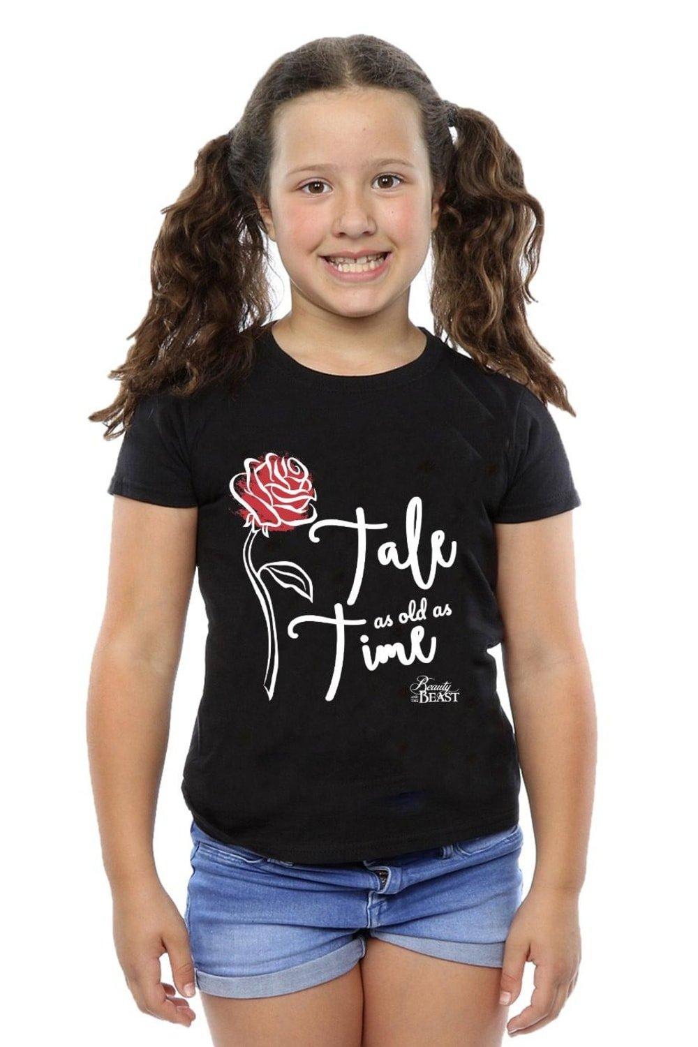 Tale As Old As Time Rose Cotton T-Shirt