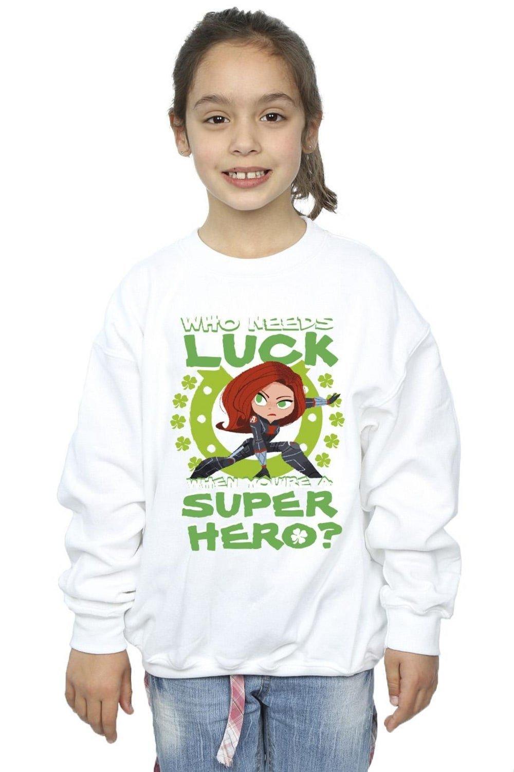 St Patrick’s Day Black Widow Luck Sweatshirt