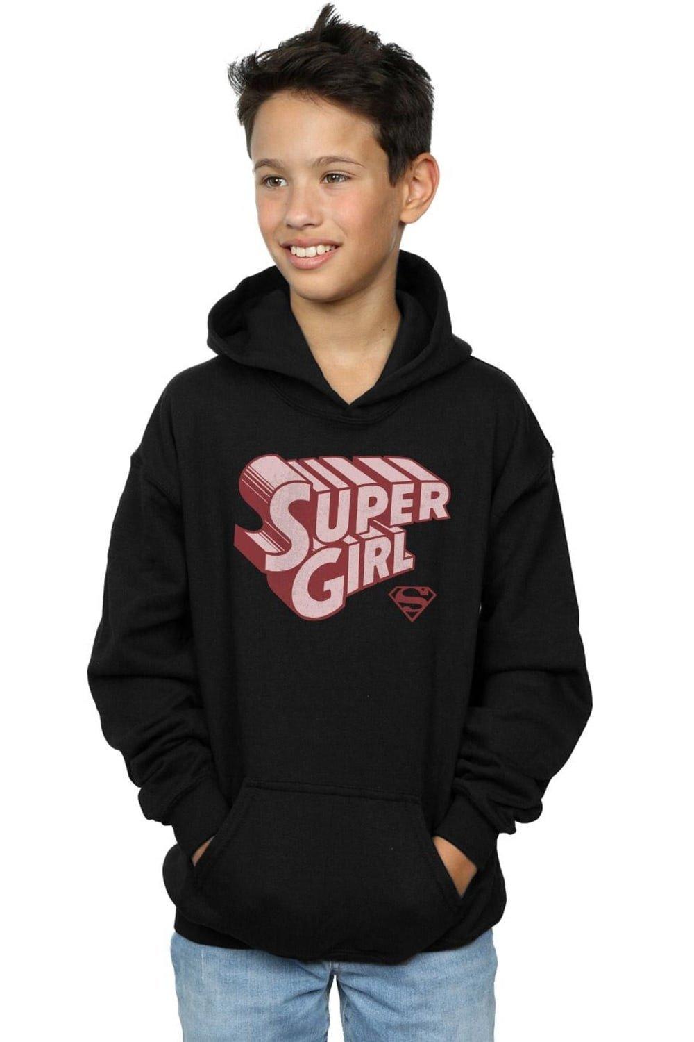 Supergirl Retro Logo Hoodie