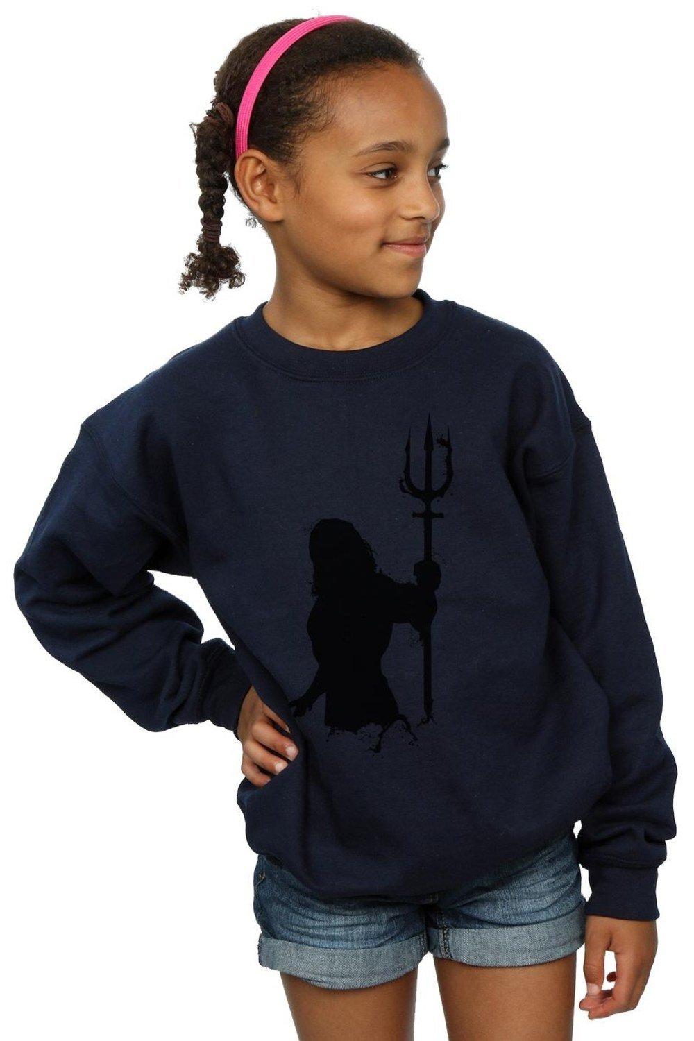 Aquaman Mono Silhouette Sweatshirt