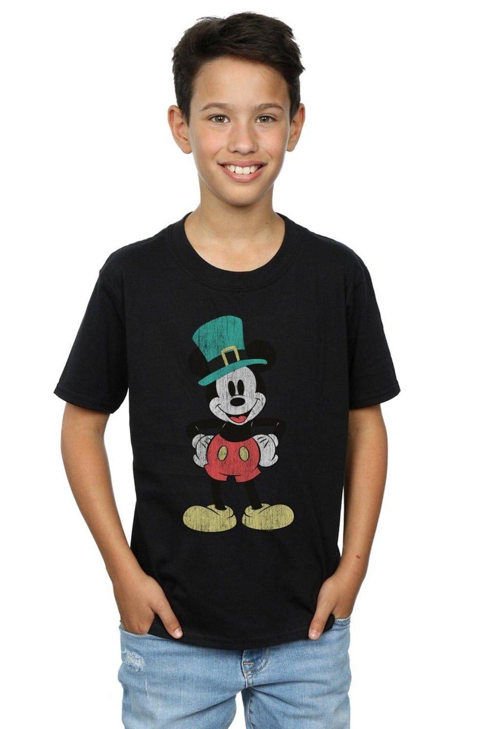 Mickey Mouse Leprechaun Hat T-Shirt