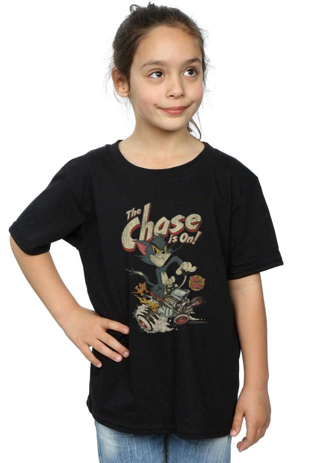 The Chase Is On Cotton T-Shirt
