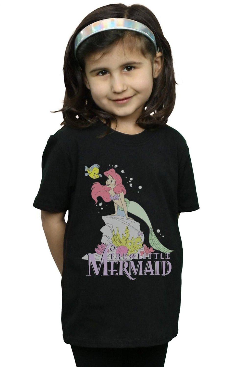 The Little Mermaid Faded Nostalgia Cotton T-Shirt