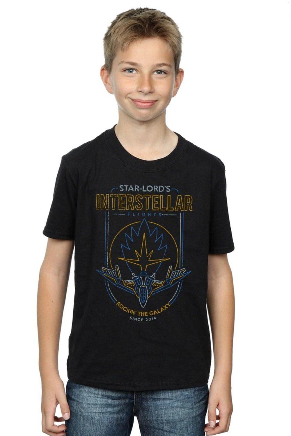 Guardians Of The Galaxy Interstellar Flights T-Shirt