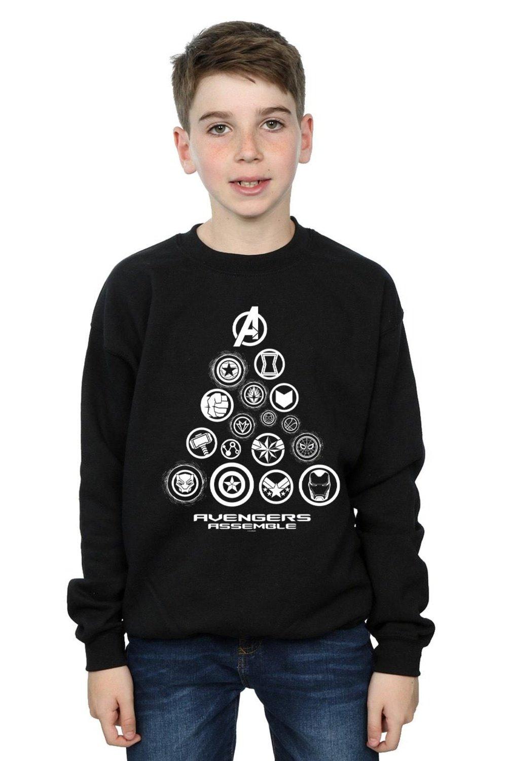Avengers Endgame Pyramid Icons Sweatshirt