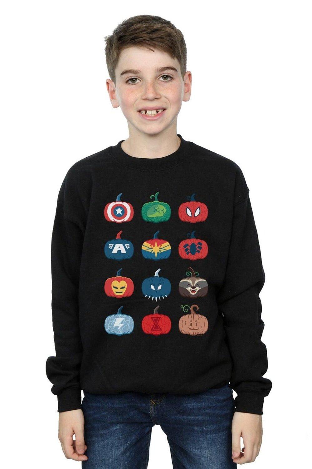 Avengers Pumpkin Icons Sweatshirt