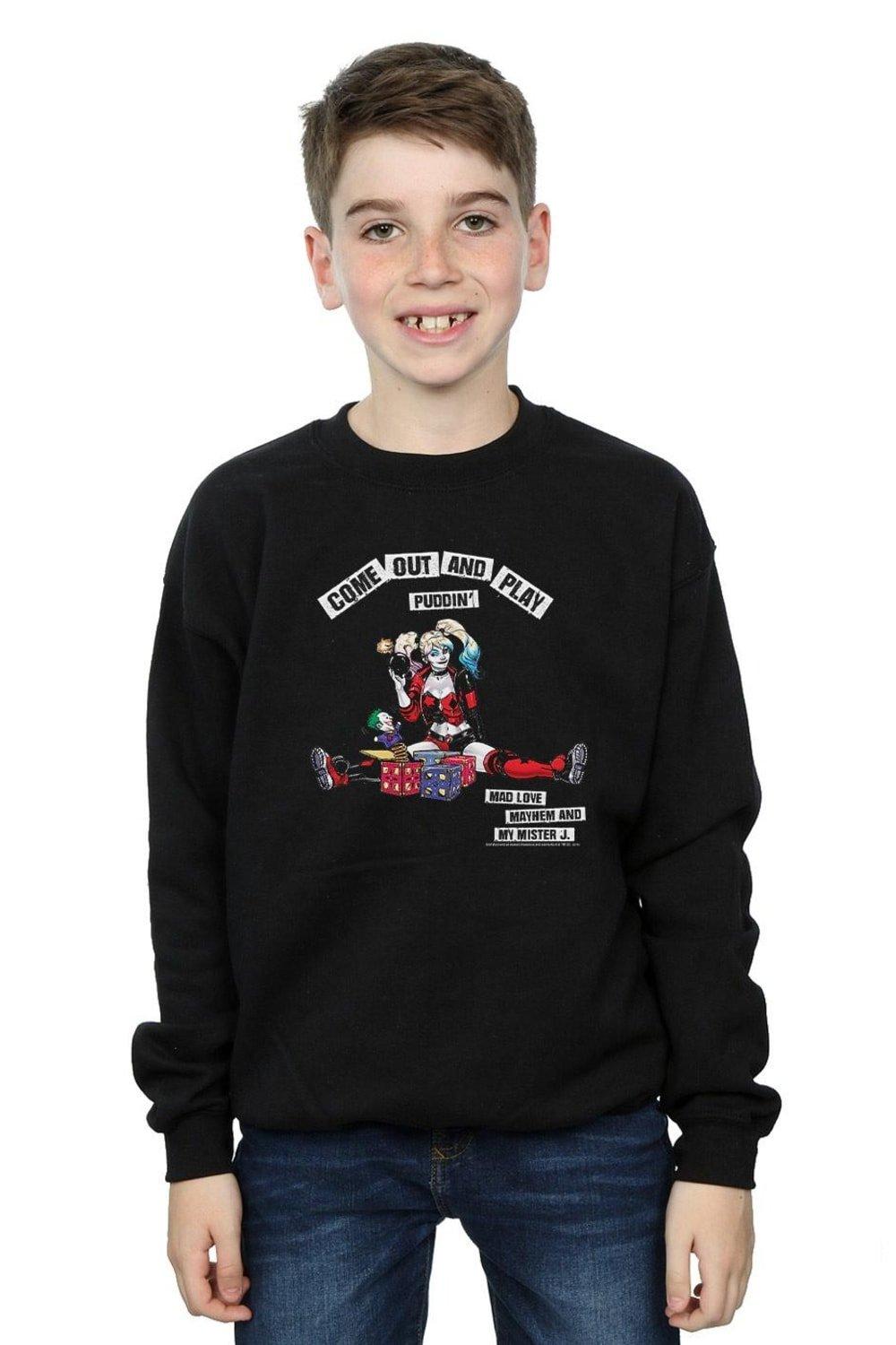 Harley Quinn Come Out And Play Sweatshirt