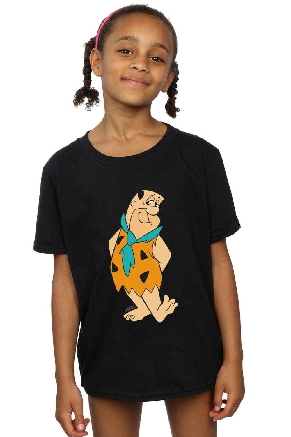 Fred Flintstone Kick Cotton T-Shirt