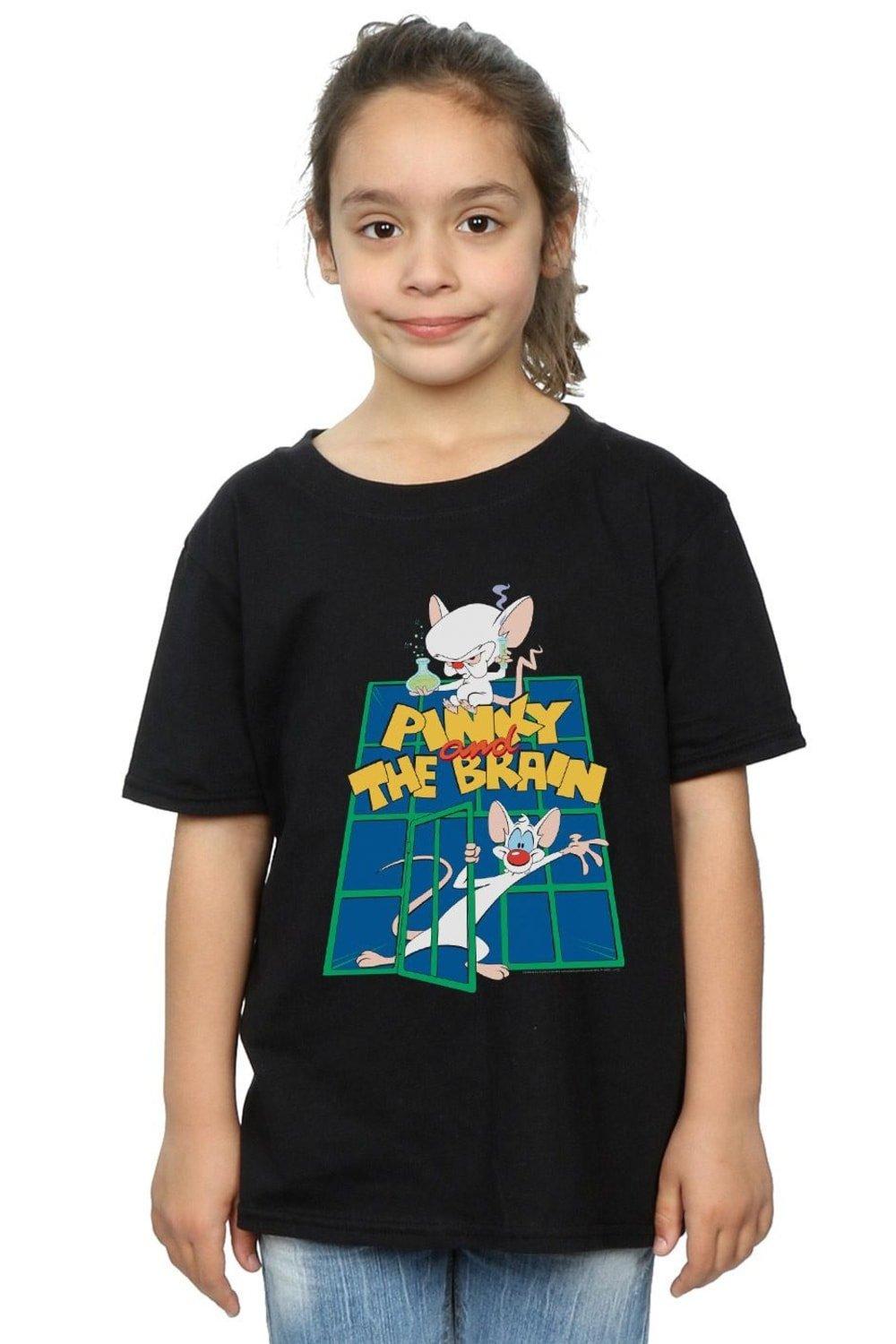 Pinky And The Brain Laboratory Cotton T-Shirt