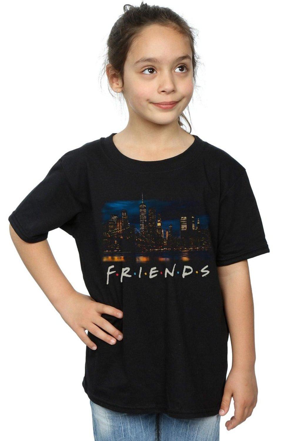 New York Skyline Photo Cotton T-Shirt