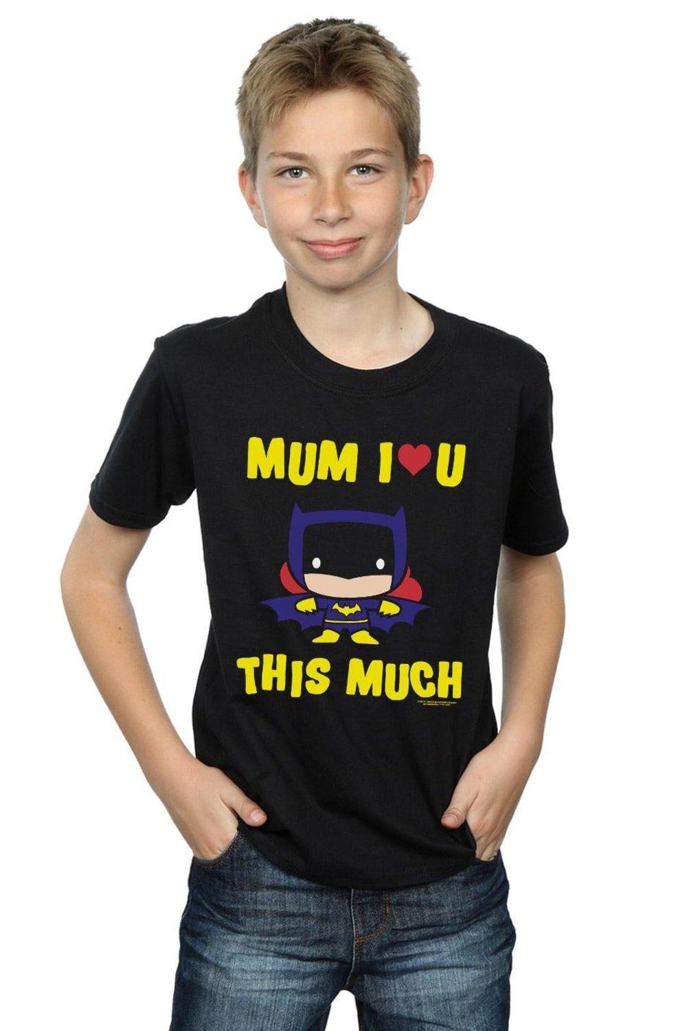 Batgirl Mum I Love You This Much T-Shirt