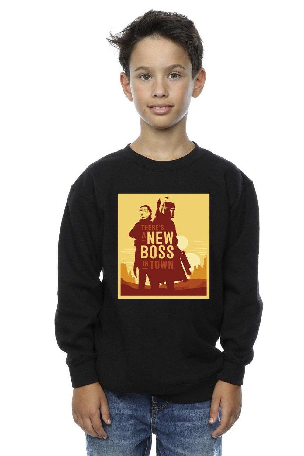 The Book Of Boba Fett New Boss Sun Silhouette Sweatshirt