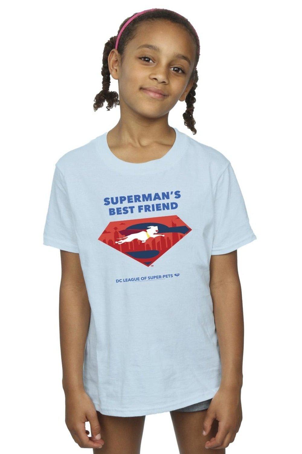 DC League Of Super-Pets Superman’s Best Friend Cotton T-Shirt