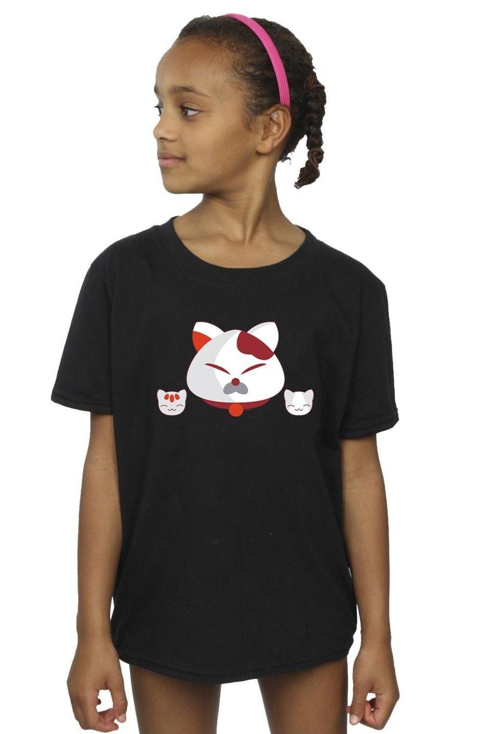 Big Hero 6 Baymax Kitten Heads Cotton T-Shirt