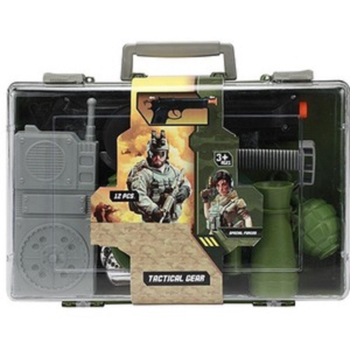 Toy Army Pistol and Gear Playset Military Toy Gun