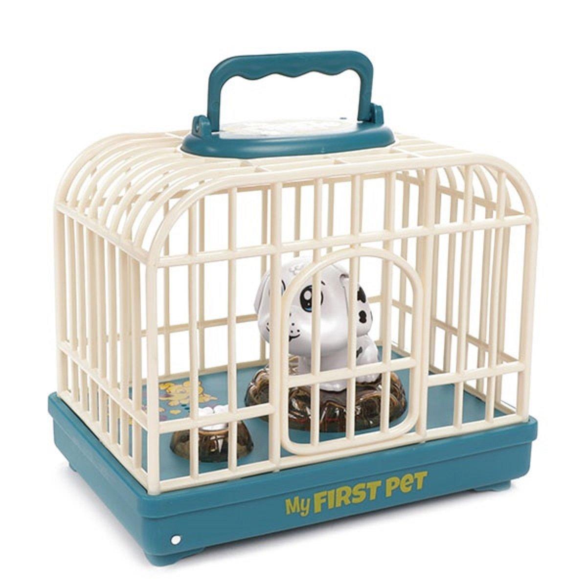Toy Cage With Moving Dog Light And Sound 1pcs Assorted Design Sent Out