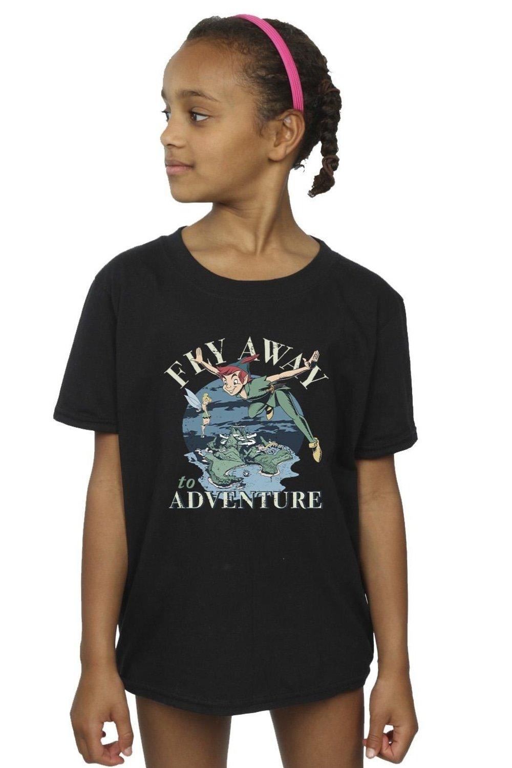 Peter Pan Fly Away To Adventure Cotton T-Shirt