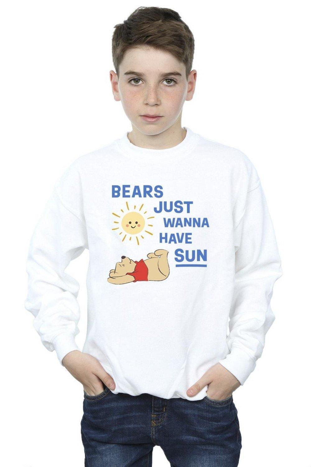 Winnie The Pooh Bears Just Wanna Have Sun Sweatshirt