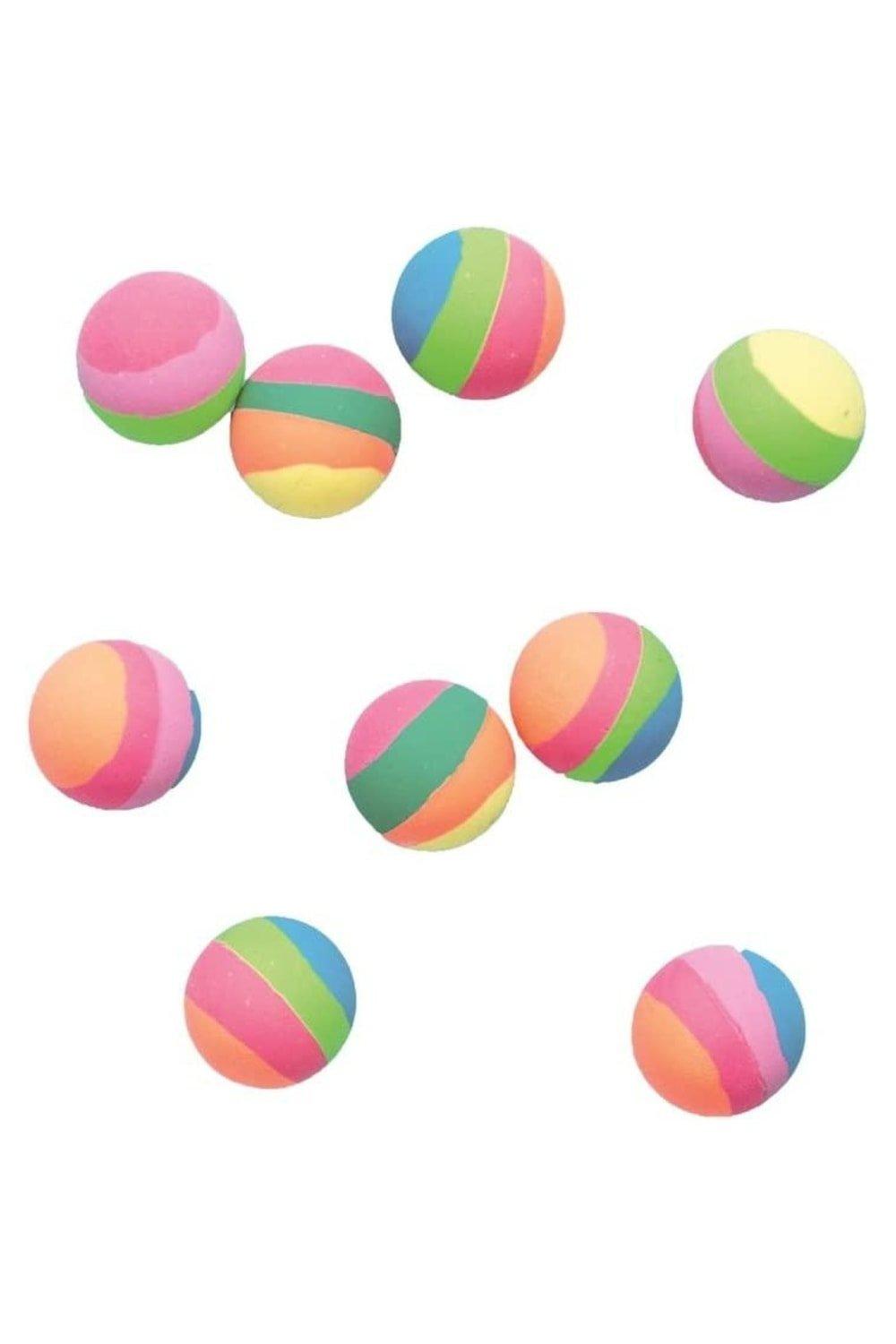 Pastel Striped Bouncy Ball (Pack of 8)