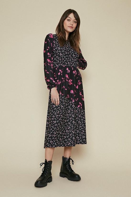 Oasis Patched Print Midi Dress 1