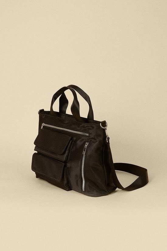 Oasis Nylon Zip Pocket Tote Bag 2