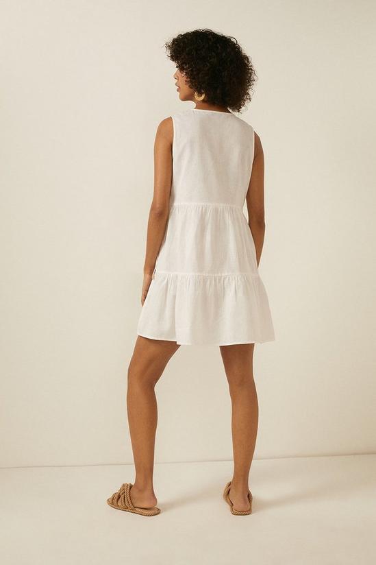 Oasis Linen Look Sleeveless Dress 3
