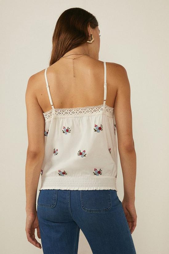 Oasis Floral Embroidered Cami 3