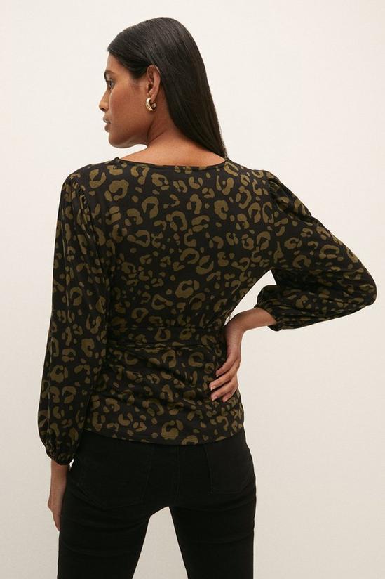 Oasis Soft Touch Animal Wrap Top 3
